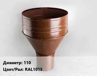 Воронка 110 RAL1015